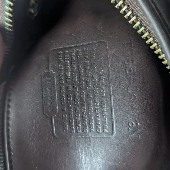Coach Black Leather Bag